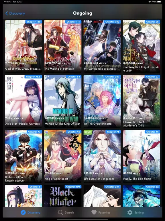 Capturas de tela do Manga Monster - Manga Reader iPad 