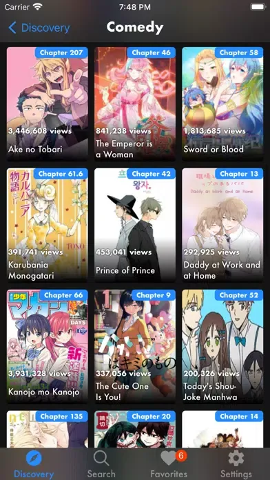 Capturas de tela do Manga Monster - Manga Reader