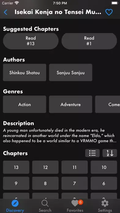 Capturas de tela do Manga Monster - Manga Reader