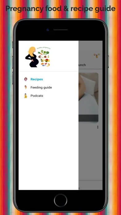 Screenshot di Pregnancy food & recipe guide