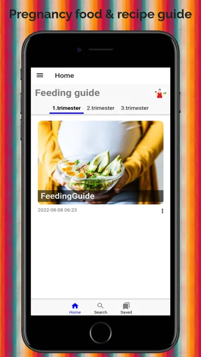 Screenshot di Pregnancy food & recipe guide