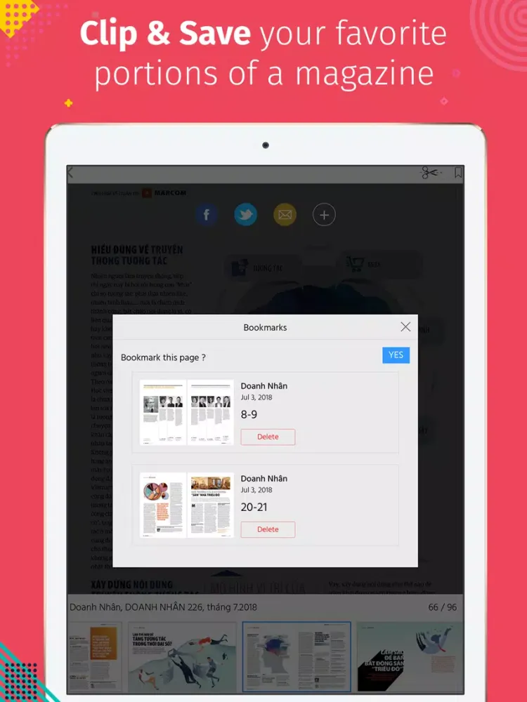 Doanh Nhân Magazine iPad 應用截圖