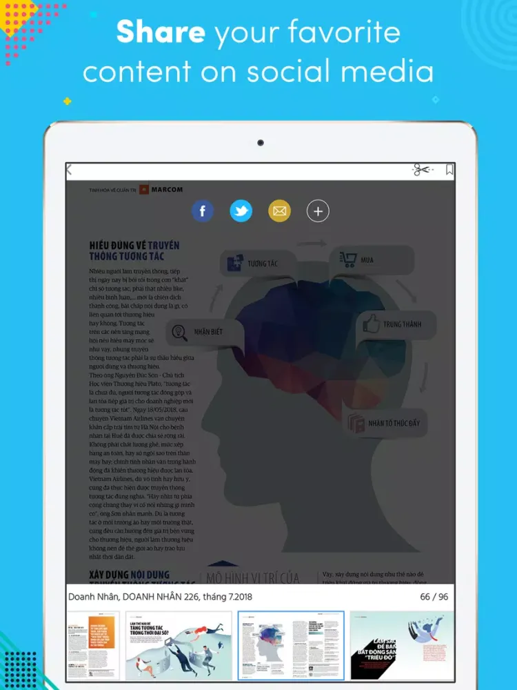 Doanh Nhân Magazine iPad 應用截圖