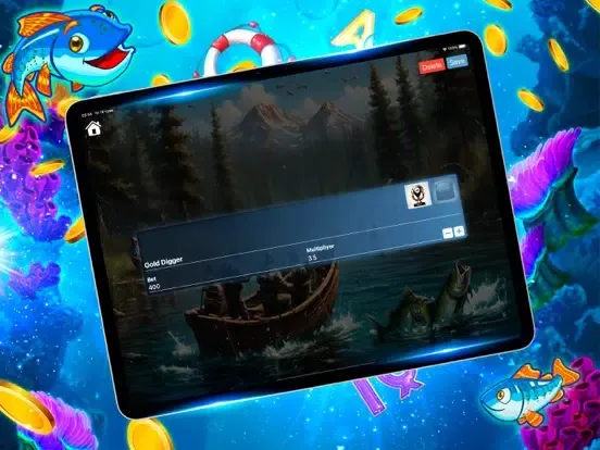 Capturas de tela do Fishin' Frenzy Games&Quizes iPad 