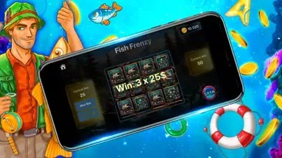 Capturas de tela do Fishin' Frenzy Games&Quizes