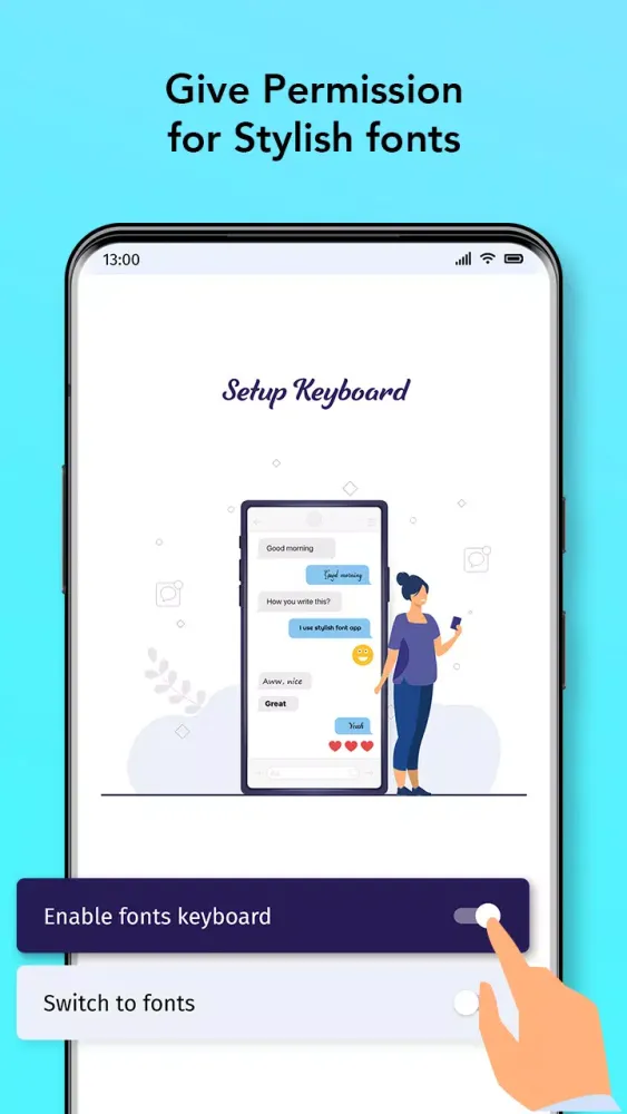 Fonts Keyboard & Themes Screenshots