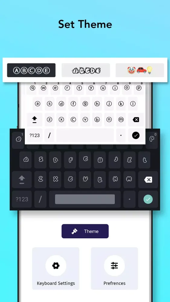 Fonts Keyboard & Themes Screenshots