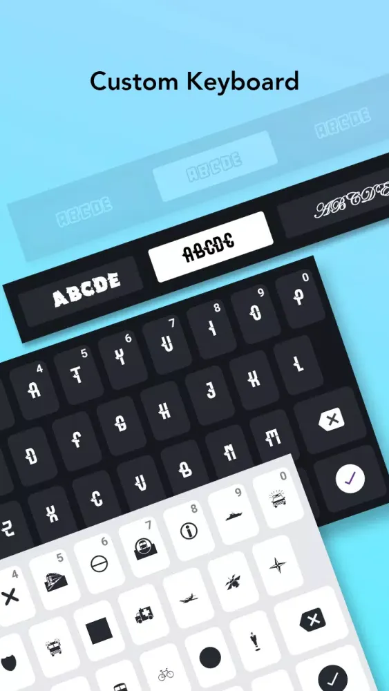 Fonts Keyboard & Themes Screenshots