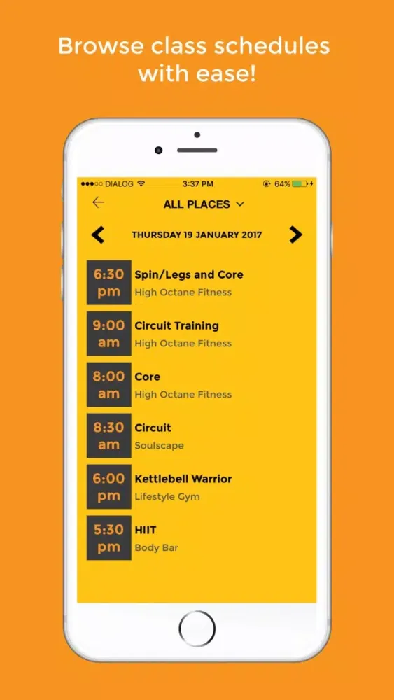 Zrzuty ekranu Workout.lk