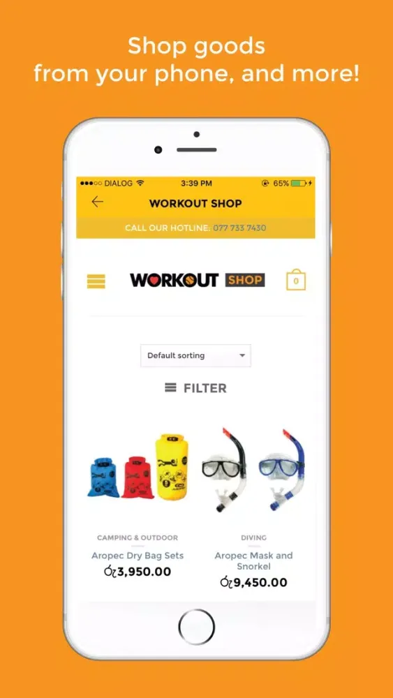 Zrzuty ekranu Workout.lk