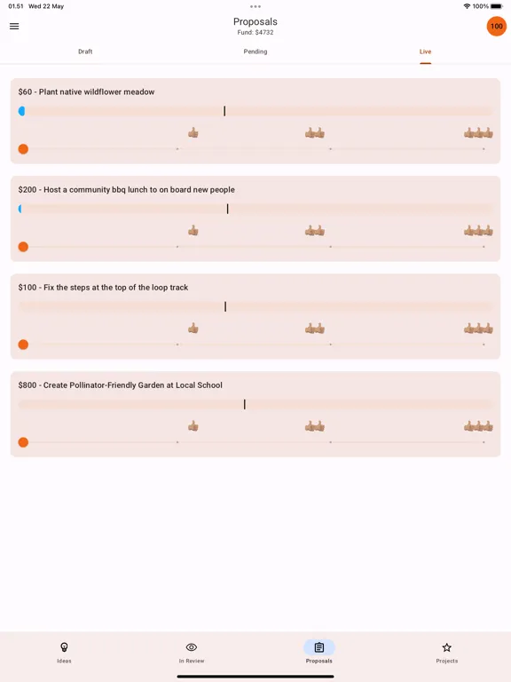 Hum.Community iPad  스크린샷