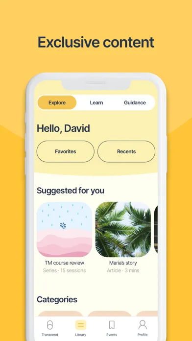 Tangkapan layar Transcendental Meditation