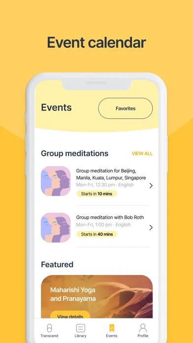 Tangkapan layar Transcendental Meditation