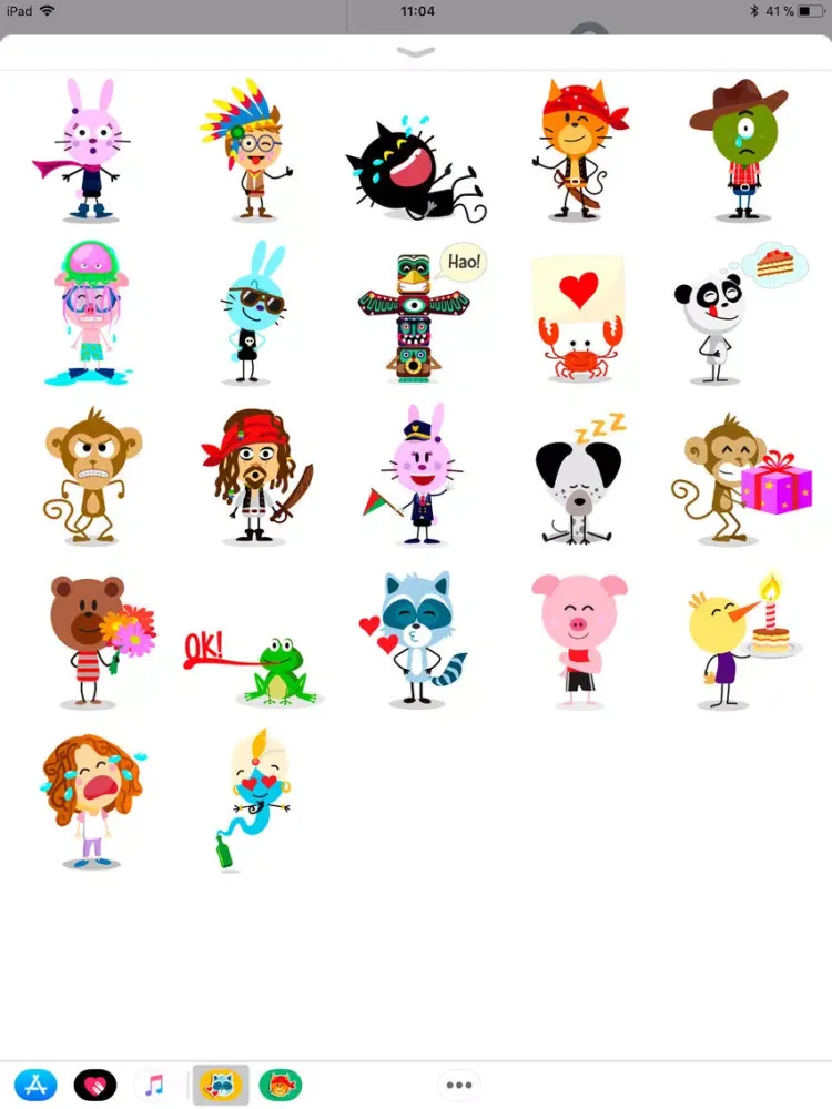 Comomola Stickers iPad  스크린샷