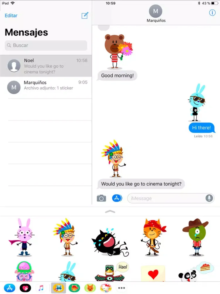 Comomola Stickers iPad  스크린샷