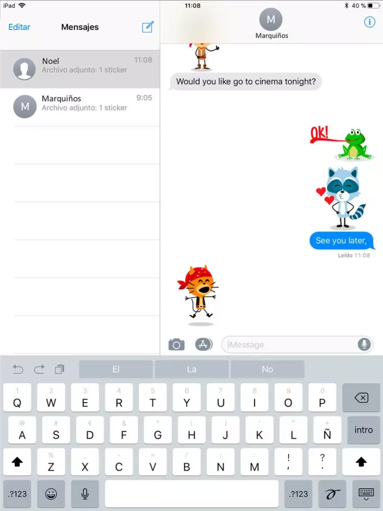 Comomola Stickers iPad  스크린샷