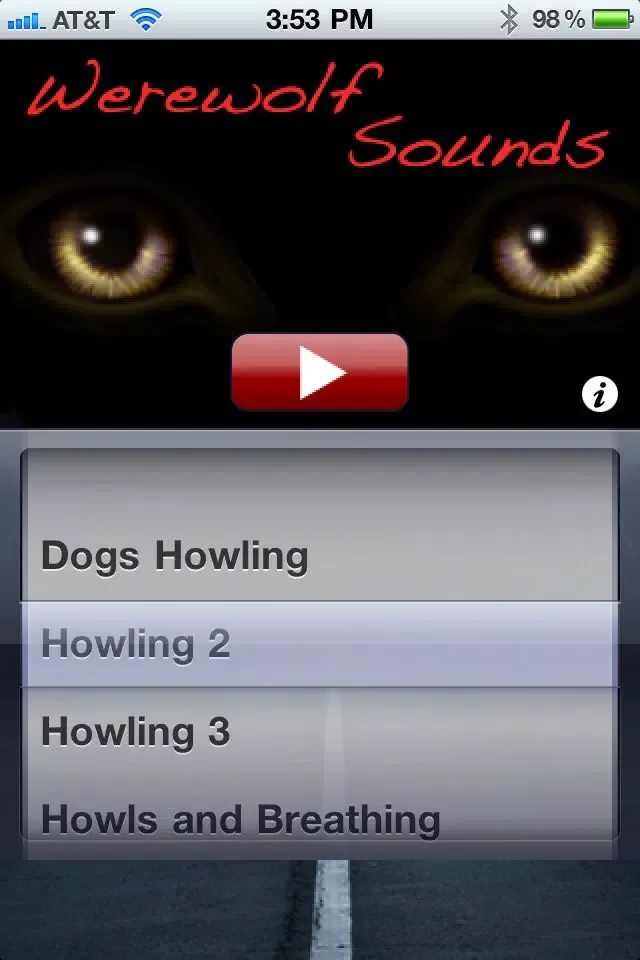 Tangkapan layar Werewolf Sounds Lite