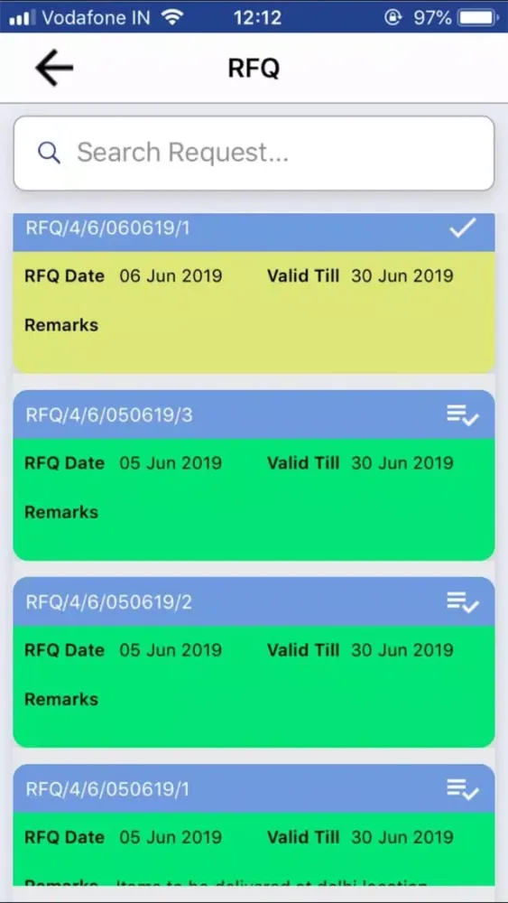Bluekaktus Vendor Portal Screenshots