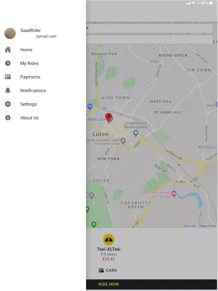 Zrzuty ekranu Go Taxi App iPad 