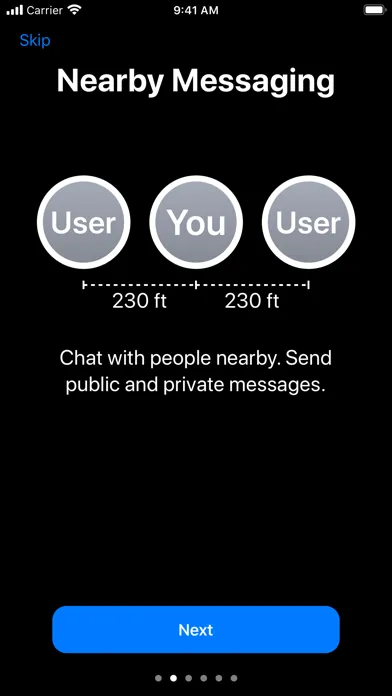 Capturas de tela do Berkanan Messenger