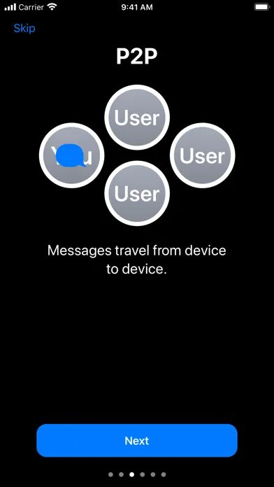 Capturas de tela do Berkanan Messenger