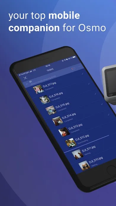 Sync for DJI Osmo. Download 4K Screenshots