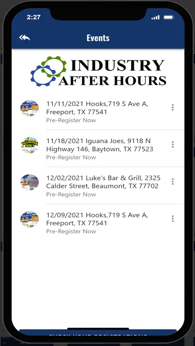 Industry After Hours سکرین شاٹس