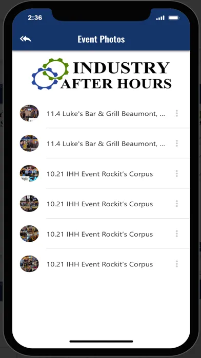 Industry After Hours سکرین شاٹس
