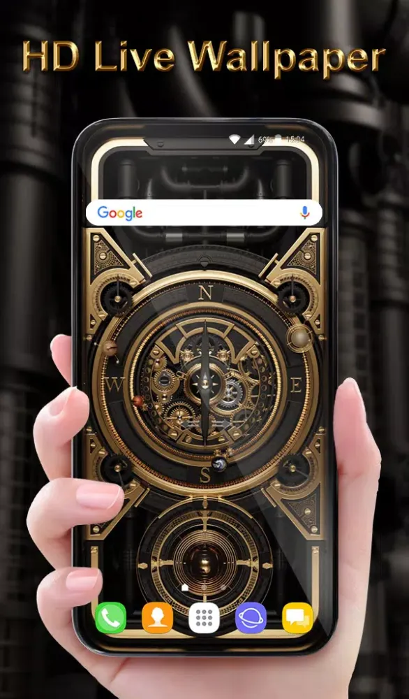 3D Compass Wallpaper Keyboard سکرین شاٹس