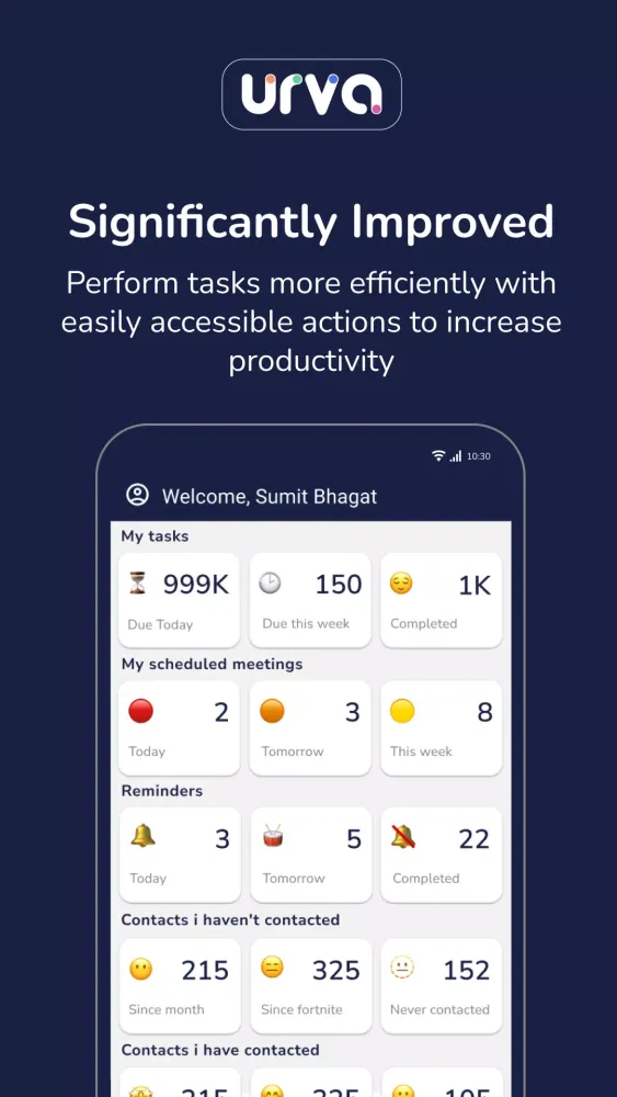 URVA・Trusted Field Force App Screenshots
