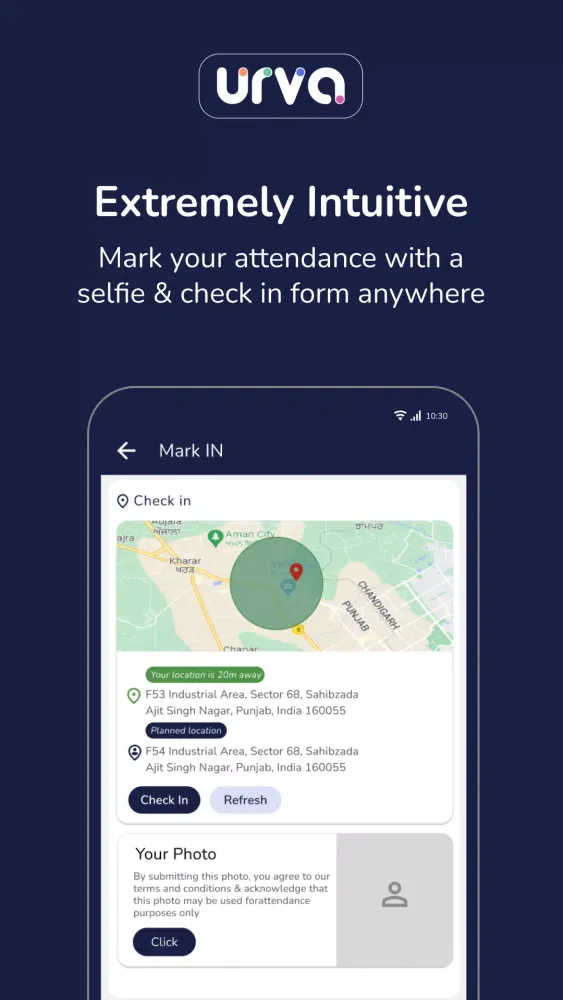URVA・Trusted Field Force App Screenshots