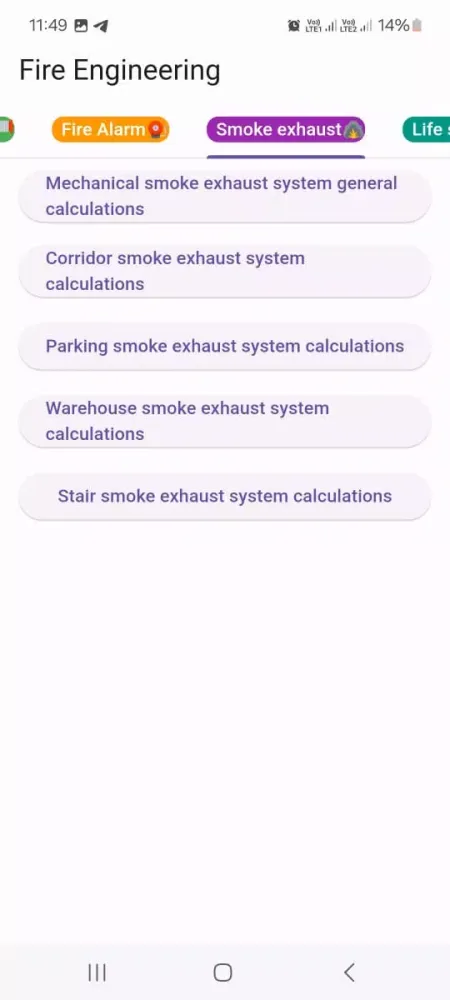 Ảnh chụp màn hình của NFPA CFPS Fire protection
