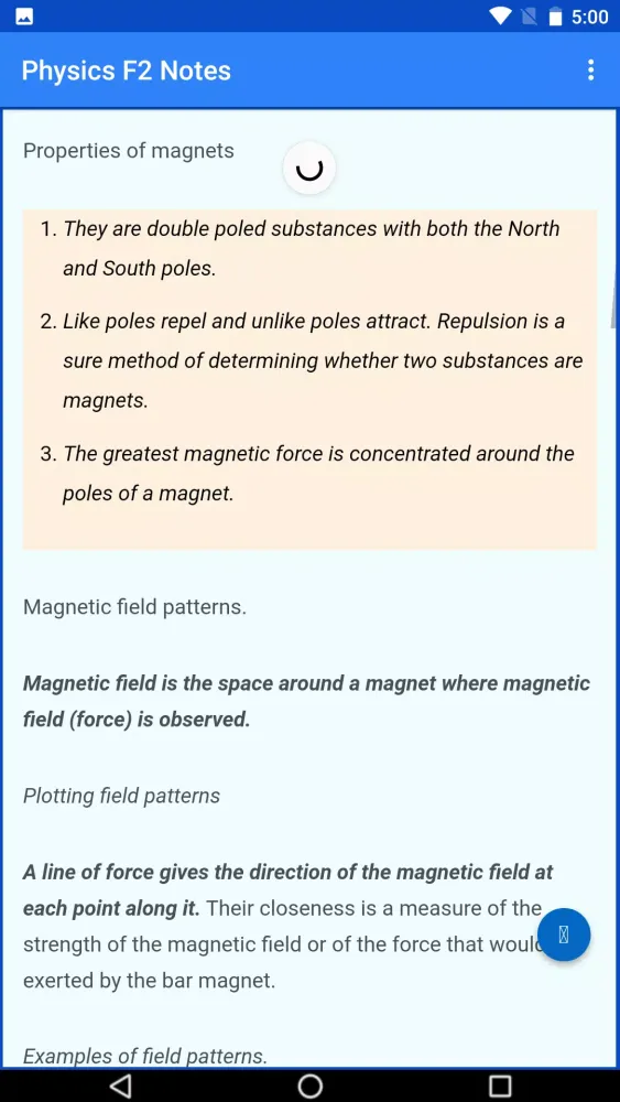 Physics Form 2 Notes Screenshots
