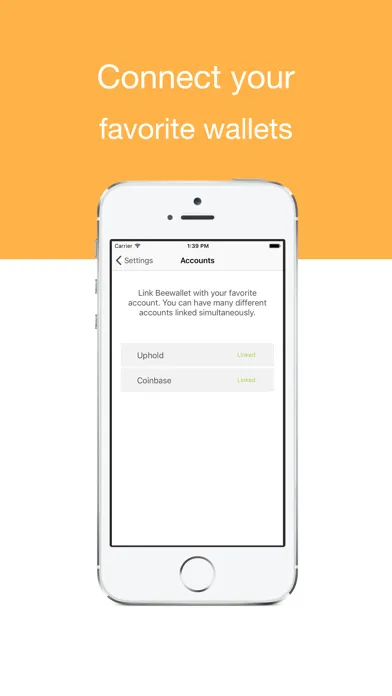 Beewallet: Coinbase Bitcoin & Ethereum wallet 스크린샷