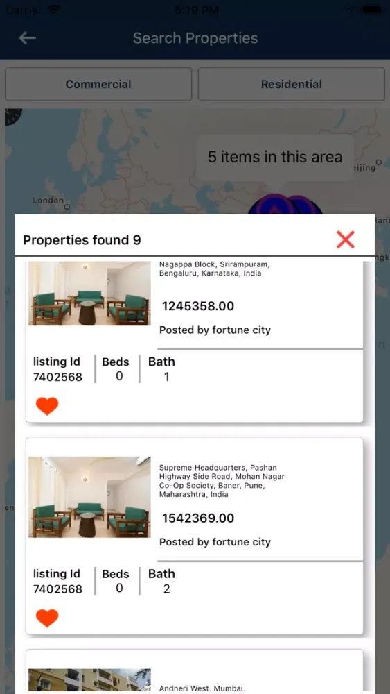 Tangkapan skrin Luxury Home Prestige Team
