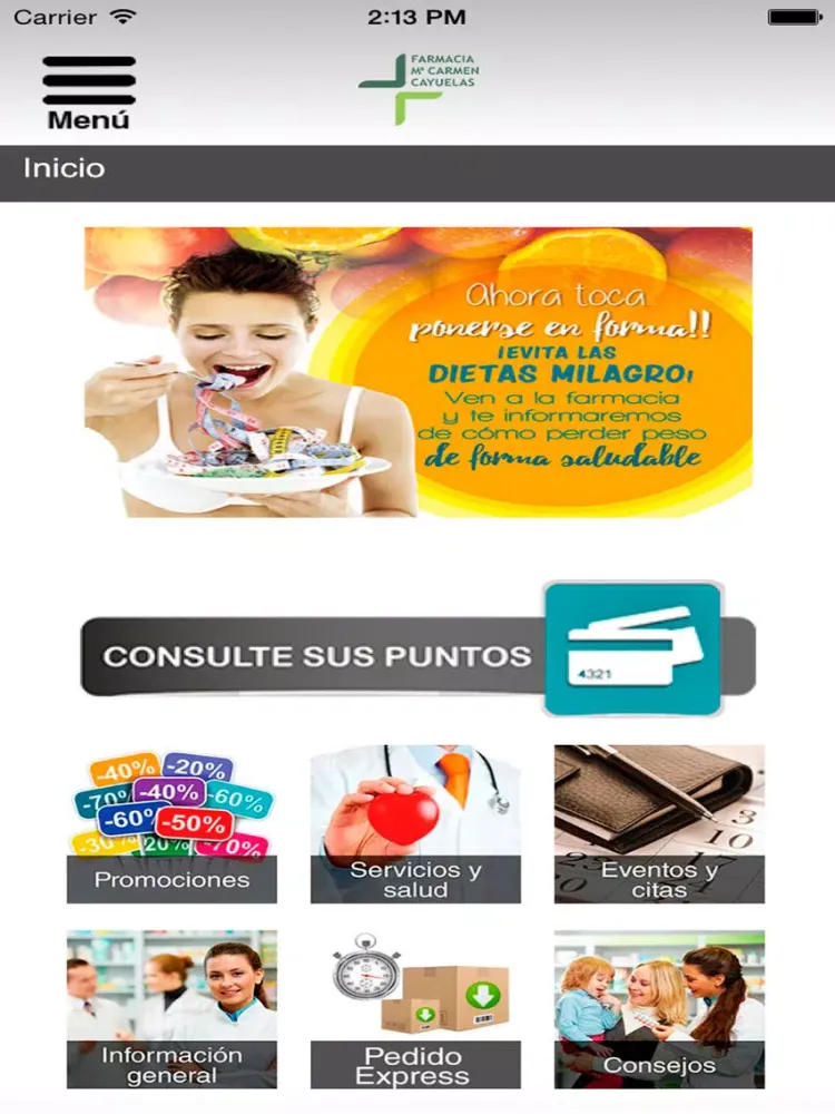 Farmacia Cayuelas Carmen iPad  Screenshots