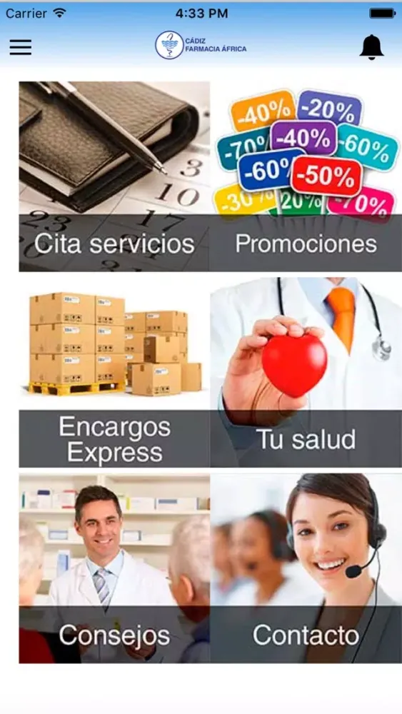 Zrzuty ekranu Farmacia Africa