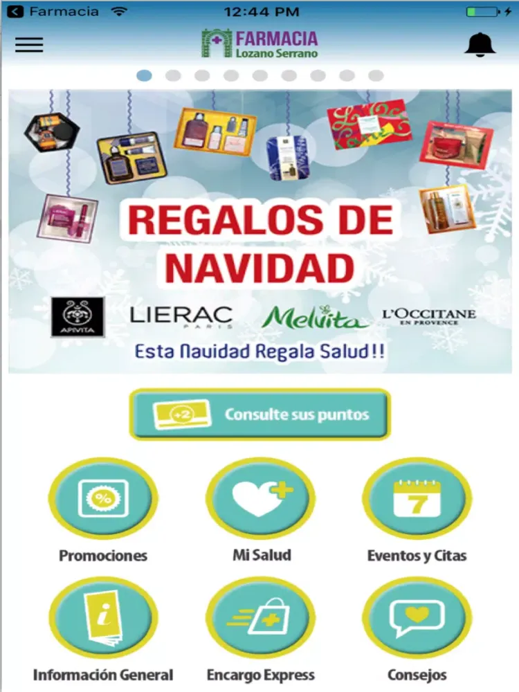 Ảnh chụp màn hình của Farmacia Lozano Serrano iPad 