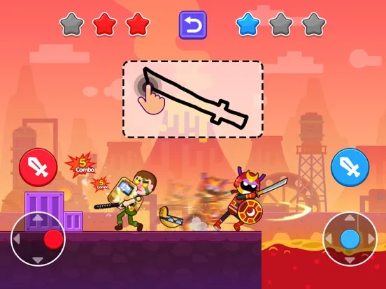 Stickman Jump Fight iPad 应用截图