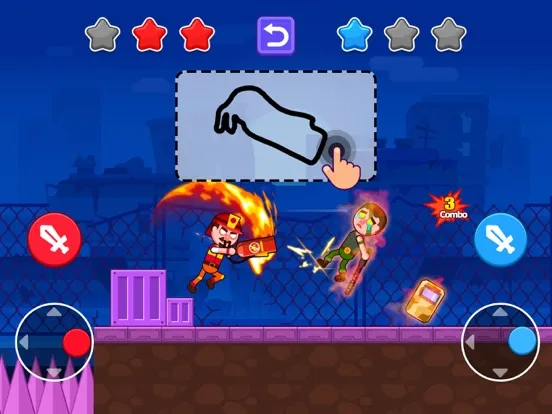 Stickman Jump Fight iPad 应用截图