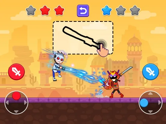 Stickman Jump Fight iPad 应用截图