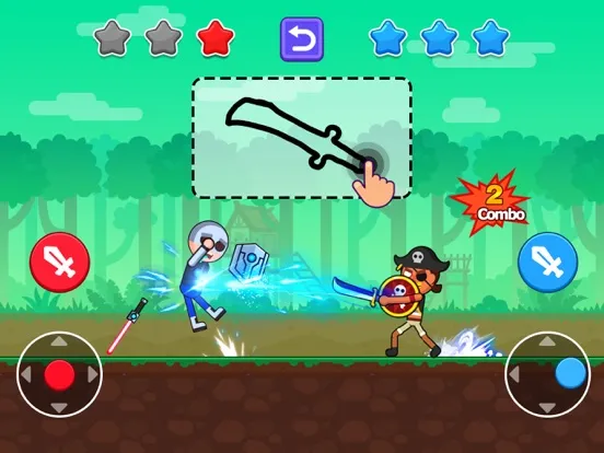 Stickman Jump Fight iPad 应用截图