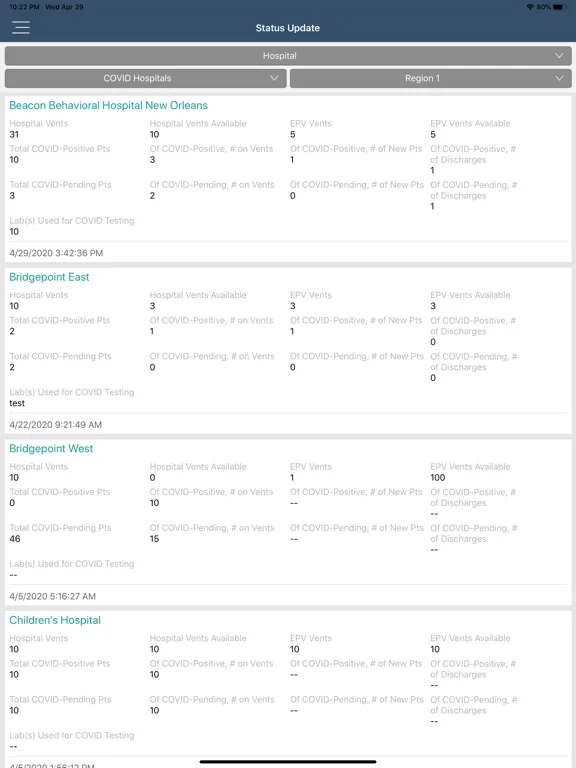 QA ESF8 Portal iPad  스크린샷