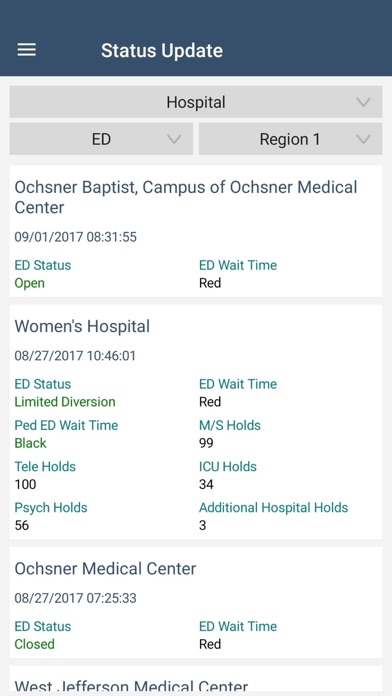 QA ESF8 Portal Screenshots