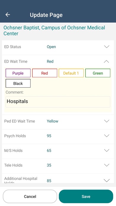 QA ESF8 Portal Screenshots