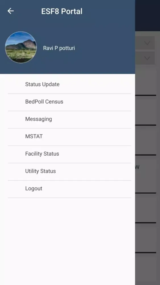 Capturas de pantalla de UAT ESF8 Portal LDH LA