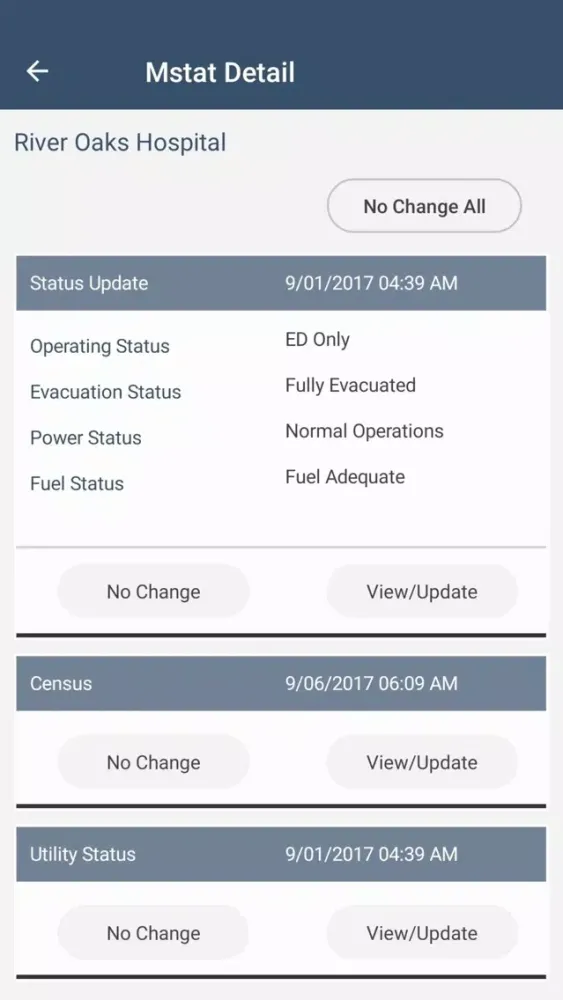 Capturas de pantalla de UAT ESF8 Portal LDH LA
