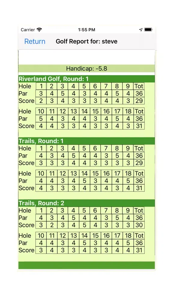 Golf Distance to Flag স্ক্রিনশট
