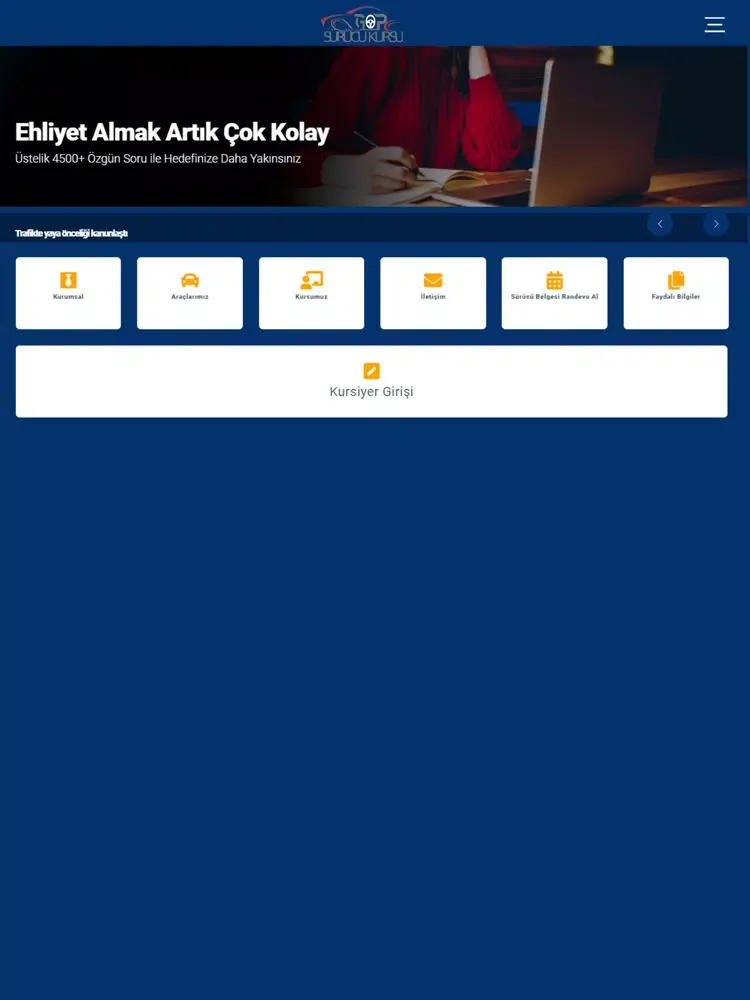 GOP Sürücü Kursu iPad  スクリーンショット