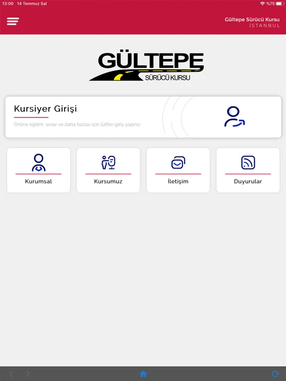 Zrzuty ekranu Gültepe Sürücü Kursu iPad 